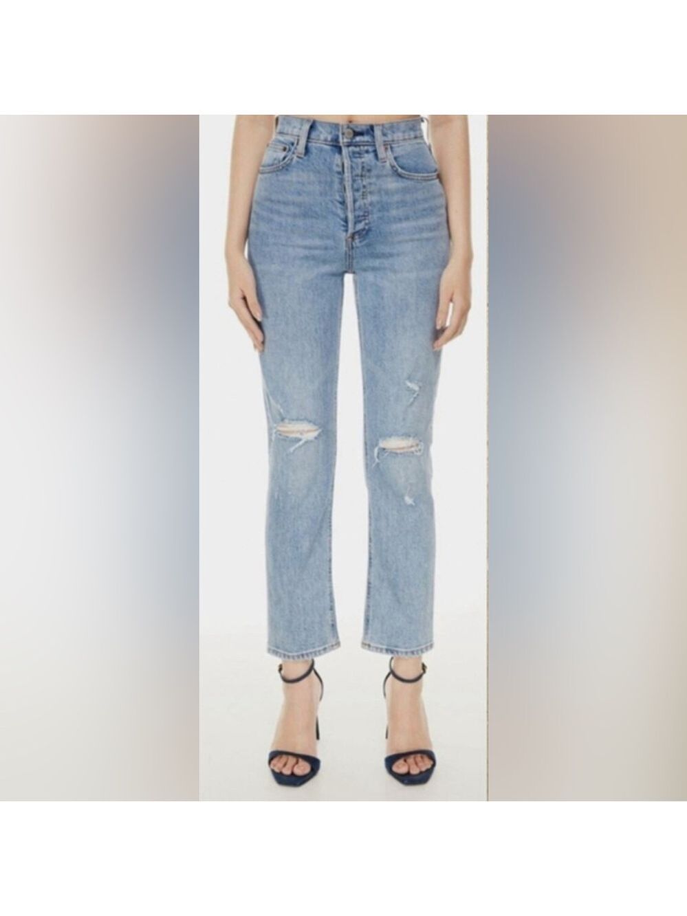 Denim Forum The Arlo High Rise Straight 28L